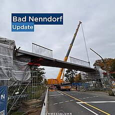 Brücken-Update: Heute blicken wir wieder nach Bad Nenndorf! Die Arbeiten an der Brücke „Erlendgrund" in Bad Nenndorf sch...