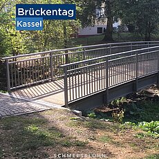 Donnerstag ist Brückentag – und heute befinden wir uns in Kassel! Dort haben wir 2018 eine 11 Meter lange Brücke über de...